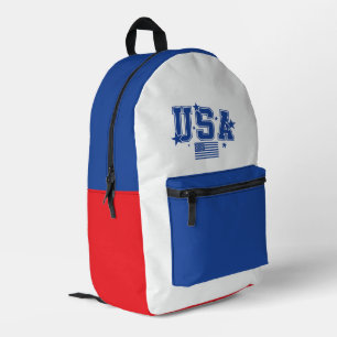 USA PRINTED BACKPACK