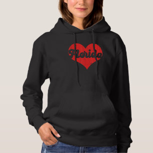 USA Proud America State Flag Heart Love Florida Hoodie