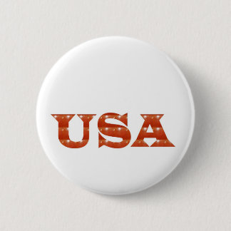 USA - Proud IDENTITY Sparkle RED ENERGY STRENGTH 6 Cm Round Badge