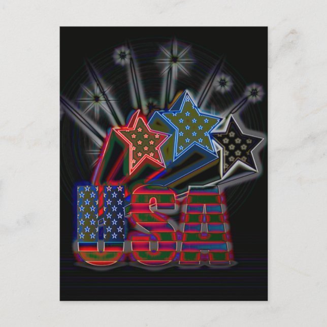 USA Proud Postcard (Front)