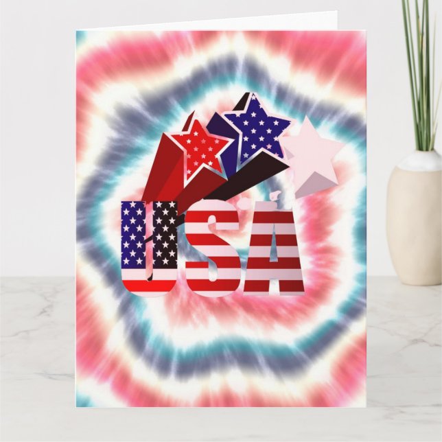 USA Proud    Thank You Card (Front)