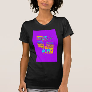 USA Psychedelic Hope: Neon Unity Art T-Shirt