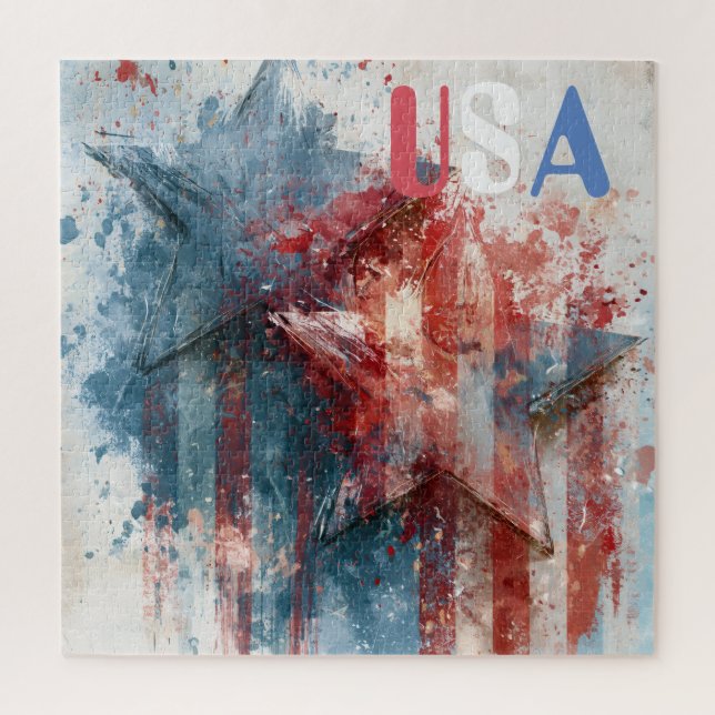 USA Puzzle (Vertical)