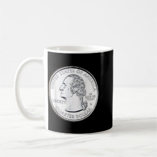 Usa Quarter Dollar 25 Cents Aamerica United States Coffee Mug