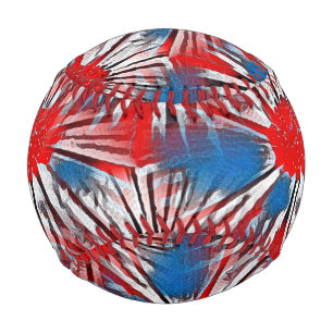 USA Red white and Blue Baseball
