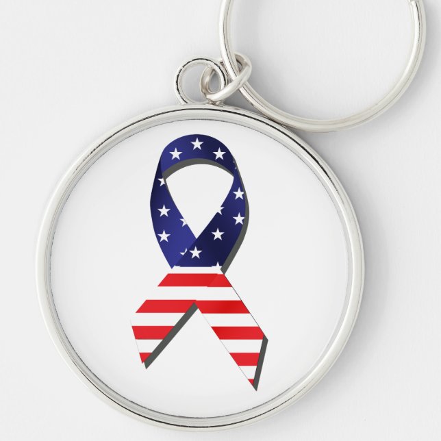 USA Ribbon Key Ring (Front)