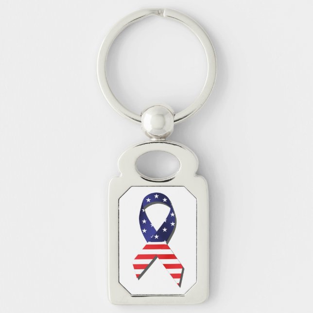 USA Ribbon Key Ring (Front)