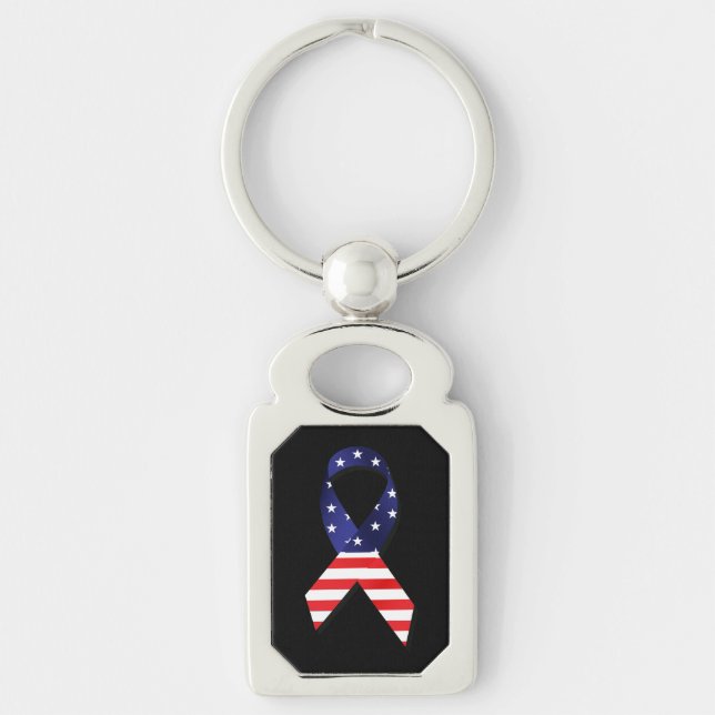 USA Ribbon Key Ring (Front)