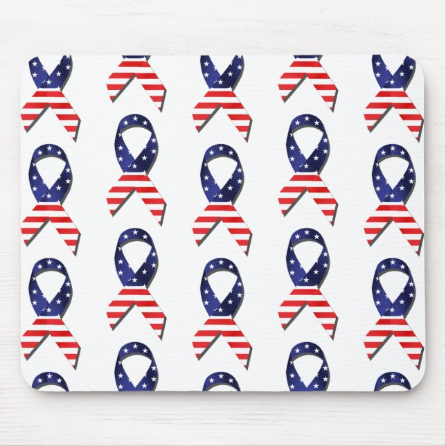 USA Ribbon Mouse Pad (Front)