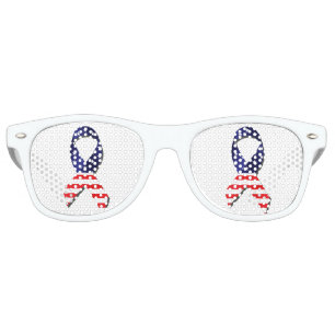 USA Ribbon Retro Sunglasses