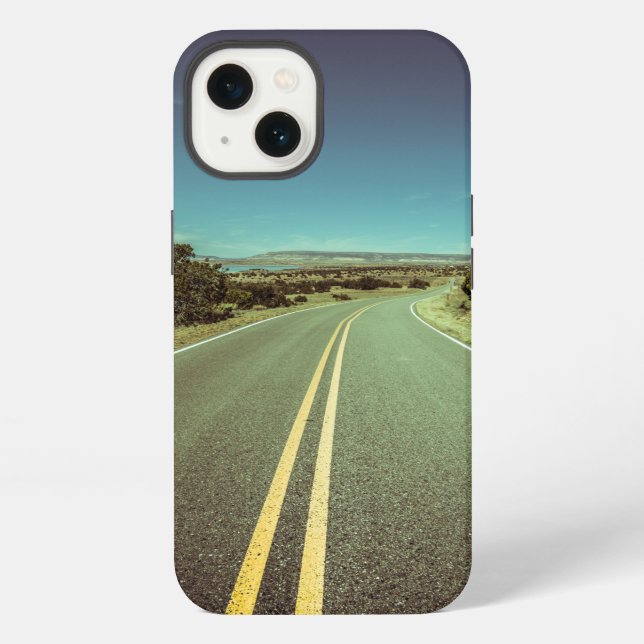 USA Road Landscape Photo iPhone Case (Back)