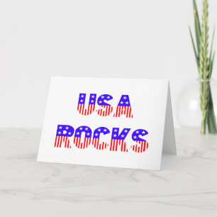 USA Rocks Card