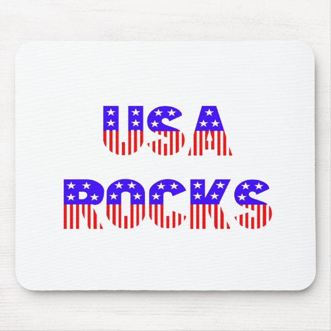 USA Rocks Mouse Pad (Front)