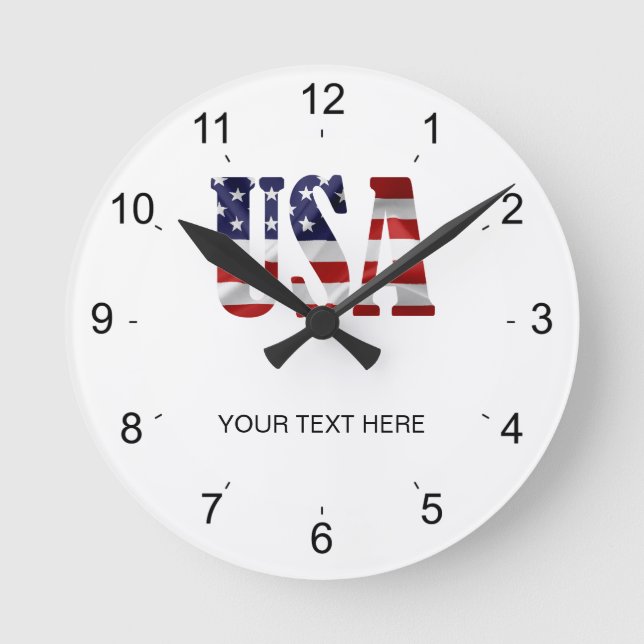 USA ROUND CLOCK (Front)