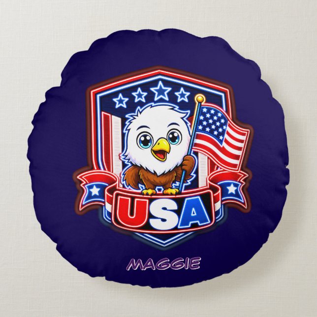 USA ROUND CUSHION (Front)