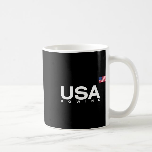Usa Rowing Flag  Coffee Mug (Right)