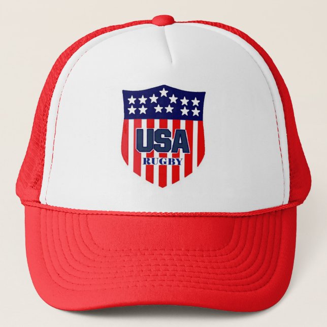 USA Rugby Trucker Trucker Hat (Front)