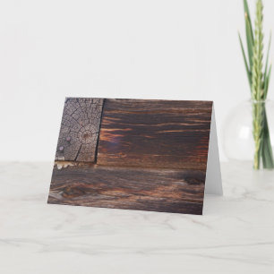 USA, Salmon, Idaho, Log Cabin Card