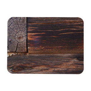 USA, Salmon, Idaho, Log Cabin Magnet