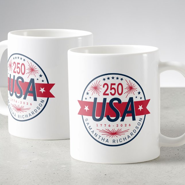 USA Semiquincentennial America's 250th Anniversary Coffee Mug (USA Semiquincentennial America's 250th Anniversary Coffee Mug)