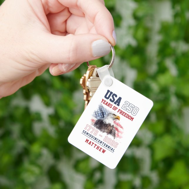 USA Semiquincentennial America's 250th Anniversary Key Ring (Hand)