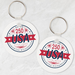 USA Semiquincentennial America's 250th Anniversary Key Ring