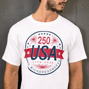 USA Semiquincentennial America's 250th Anniversary T-Shirt