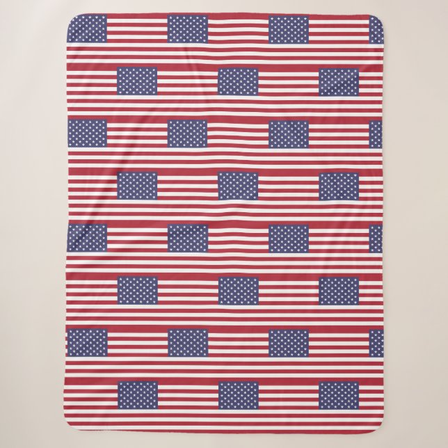 USA SHERPA BLANKET (Front)