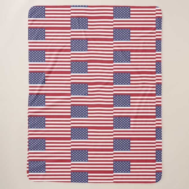 USA SHERPA BLANKET (Front)