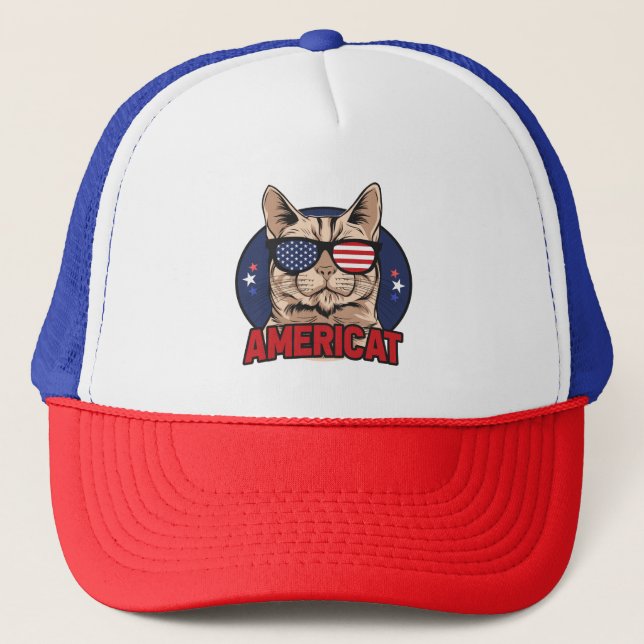 Usa Shirt | Americat Shirt | Freedom Shirt Trucker Hat (Front)