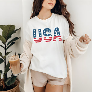 USA Shirt for Her & Him, 4th of July Patriotic