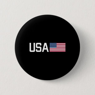 Usa Shirt Women Men Kids American Flag Patriotic 4 6 Cm Round Badge