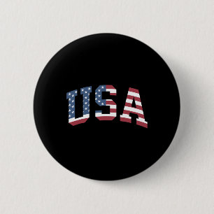 Usa Shirt Women Men Kids Patriotic American Flag 4 6 Cm Round Badge