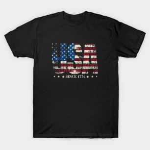 USA Since 1776 American Flag T-Shirt