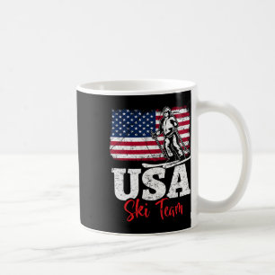 Usa Ski Team America Skiing Winter Sports Us Skiin Coffee Mug