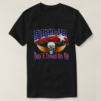 USA Skull T-shirts By AntsAfire