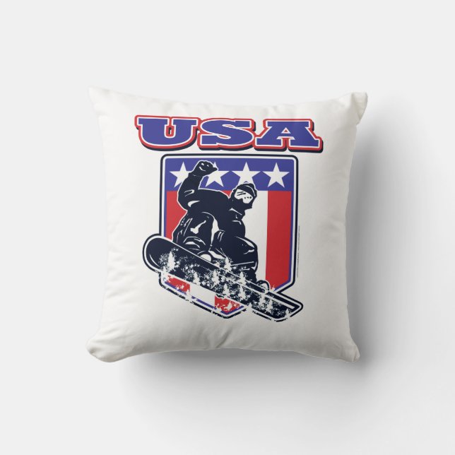 USA Snowboarding Cushion (Front)