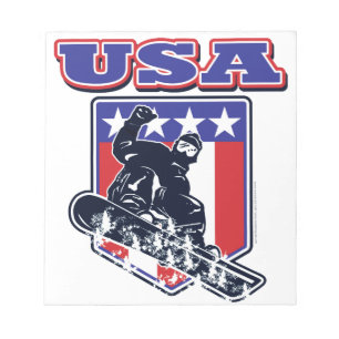 USA Snowboarding Notepad