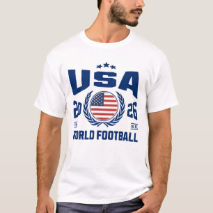 USA Soccer 2026 Fan Gear - World Football T-Shirt
