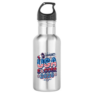 USA Soccer 2026 Soccer Bold Country Typography Tra 532 Ml Water Bottle
