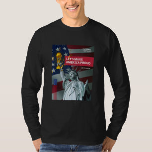 USA Soccer American Flag Soccer Ball T-Shirt