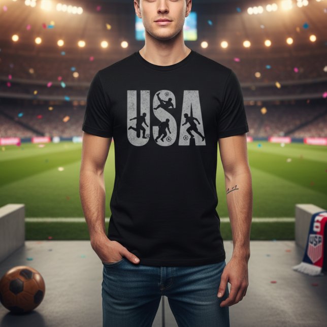 USA Soccer | American Football Fan T-Shirt (USA Soccer T-Shirt | American Football Fan Tee | World Match 2026 Supporter Shirt)