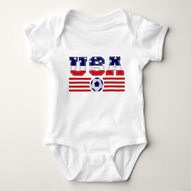 USA SOCCER BABY BODYSUIT (Front)