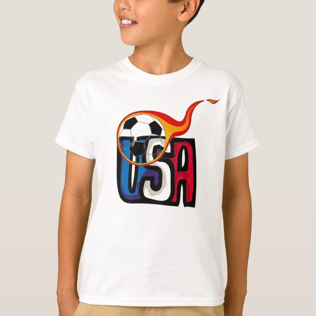 USA Soccer Boy's T-Shrit T-Shirt (Front)