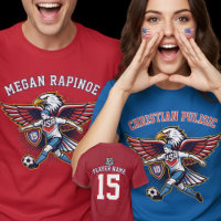 USA Soccer Eagle National Team Patriotic Graphic 