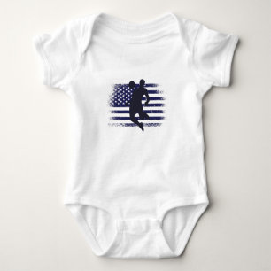USA Soccer Fan Jersey Shirt American Flag