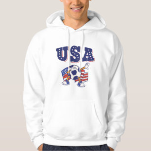 USA Soccer Fan Jersey Shirt American Flag