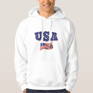 USA Soccer Fan Jersey Shirt American Flag