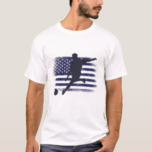 USA Soccer Fan Jersey Shirt American Flag