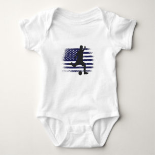 USA Soccer Fan Jersey Shirt American Flag